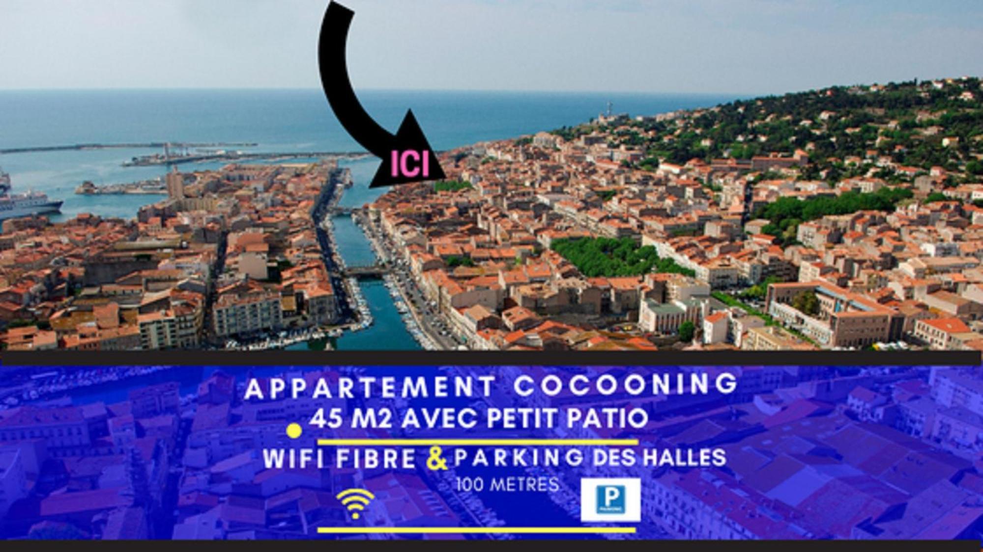 Splendide T2 Neuf Coocoonig Avec Petit Patio Apartment Sete Exterior photo