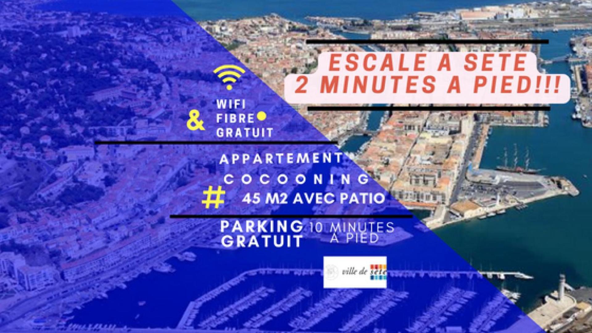 Splendide T2 Neuf Coocoonig Avec Petit Patio Apartment Sete Exterior photo